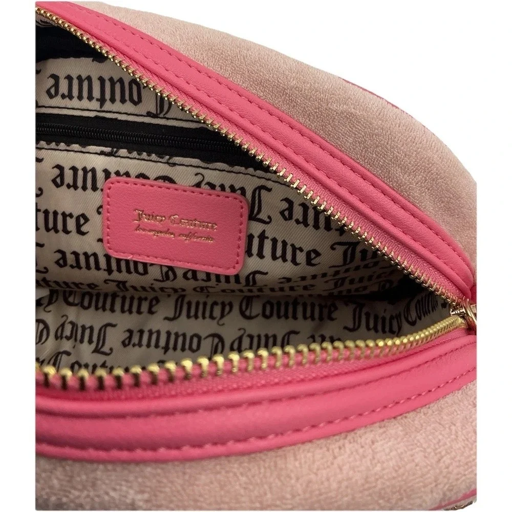 Juicy Couture Wingin It Crossbody Camera Bag Butterfly Design Pink Diamond NWT